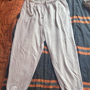 light beige sweatpants